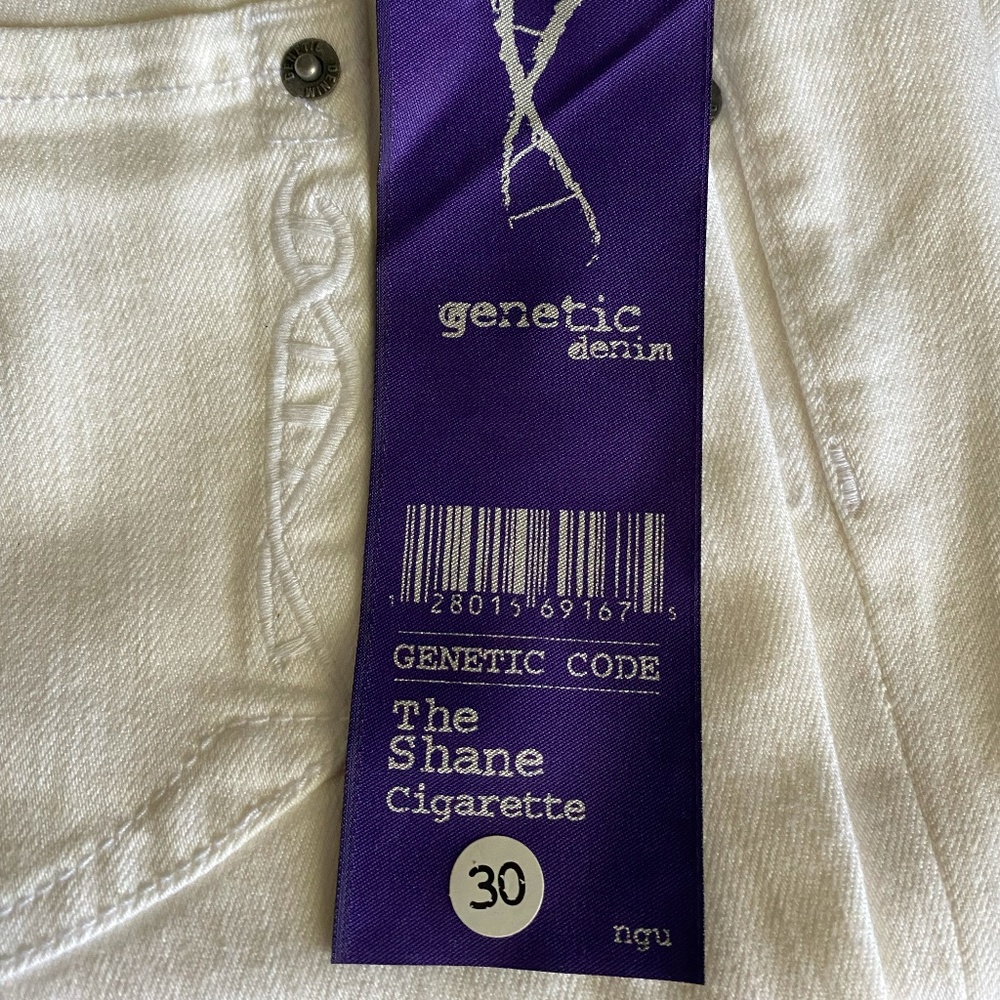 Genetic Denim "The Shane Cigarette" in White